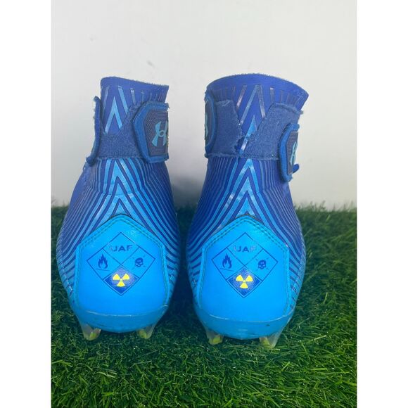 Under Armour UA Highlight MC  Blue Football Cleats Shoe 3023716-405 Mens Size 11 - Picture 4 of 8